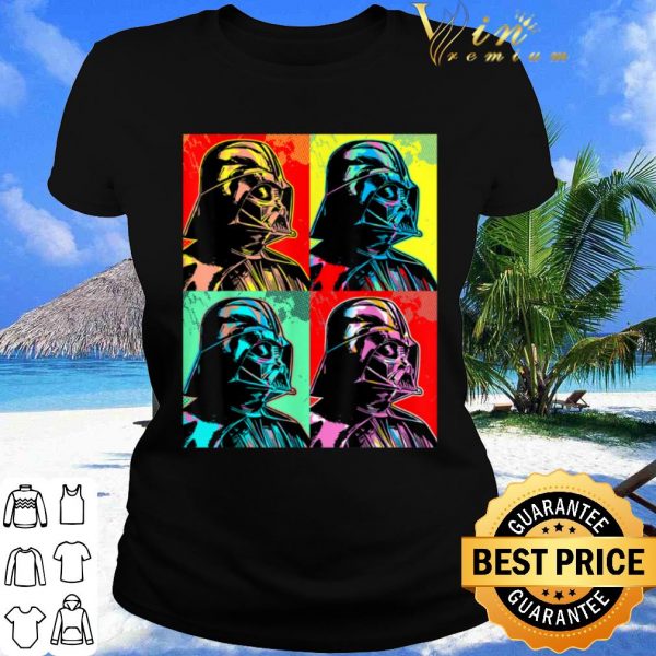 Nice Star Wars Darth Vader Colorful Portrait Panel Box shirt