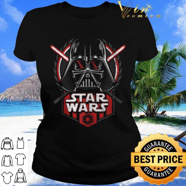 Cool Star Wars Darth Vader Crossed Sabers shirt