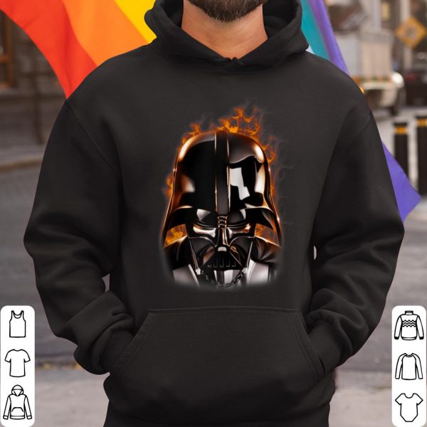 Star Wars Darth Vader Flame Portrait Raglan Baseball shirt