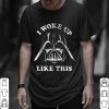 Awesome Star Wars Darth Vader Line Art Portrait Raglan Baseball shirt