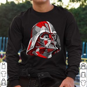Awesome Star Wars Darth Vader Line Art Portrait Raglan Baseball shirt 1