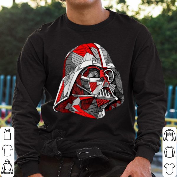Awesome Star Wars Darth Vader Line Art Portrait Raglan Baseball shirt