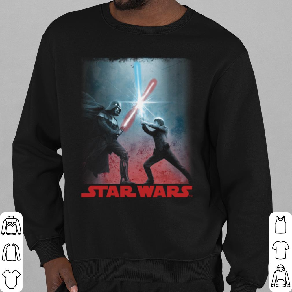 Pretty Star Wars Darth Vader Luke Skywalker Battle Silhouette shirt 45f1f951 pretty star wars darth vader luke skywalker battle silhouette shirt 4 - Pretty Star Wars Darth Vader Luke Skywalker Battle Silhouette shirt