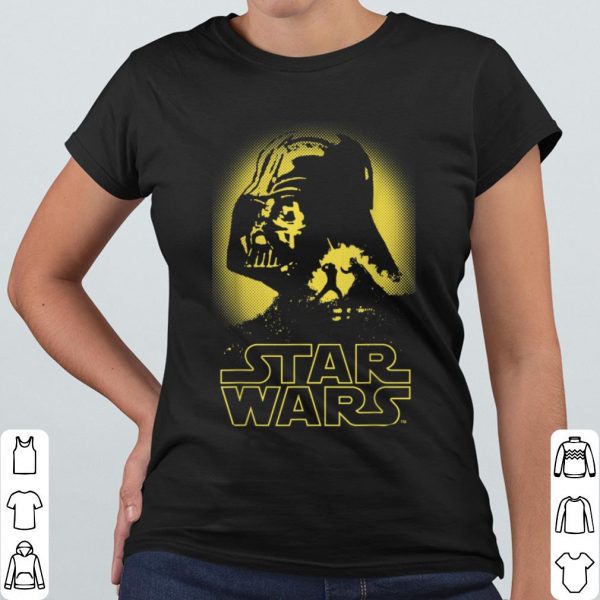 Top Darth Vader Star Wars Glow Logo Graphic shirt