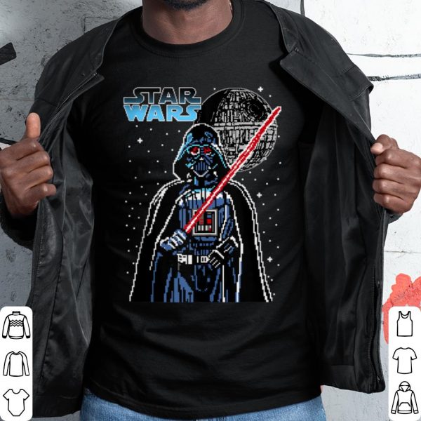 Official Star Wars Darth Vader Pixel Portrait shirt