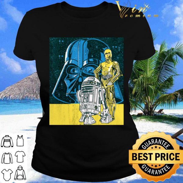 Cool Star Wars Darth Vader C-3PO R2-D2 Pop Art Vintage shirt