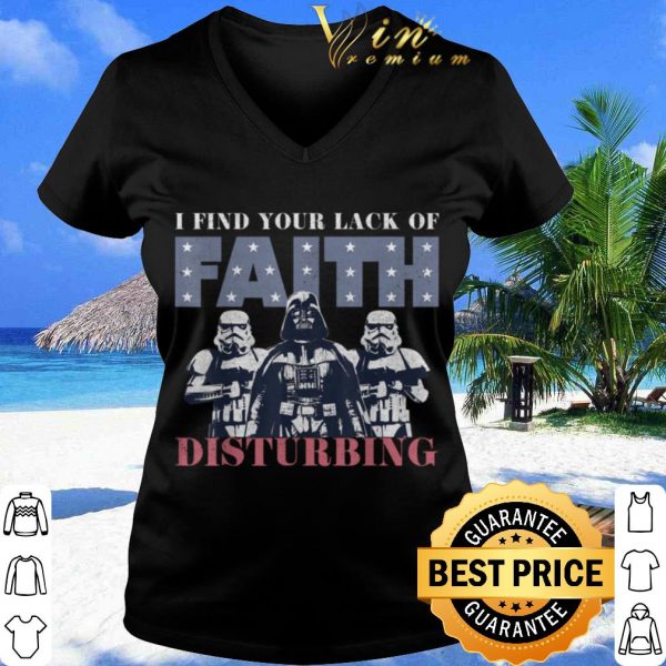 Cool Star Wars Darth Vader Lack Of Faith shirt