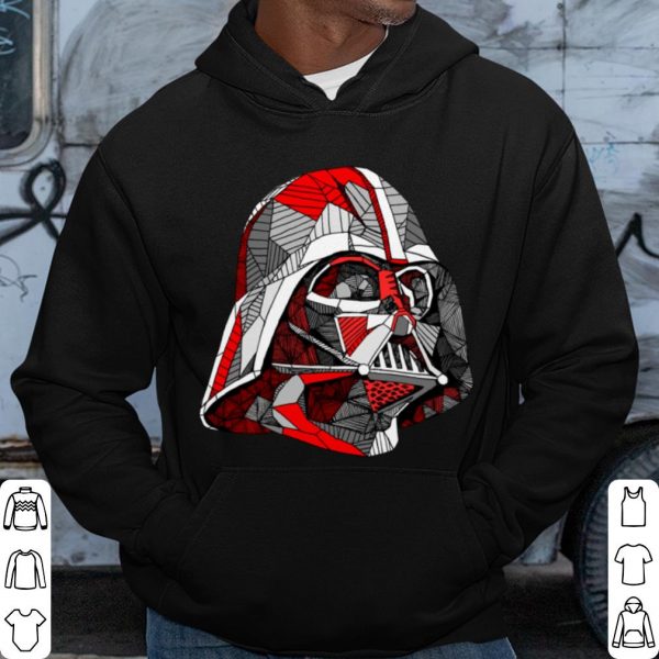 Top Star Wars Darth Vader Helmet Line Sketch shirt