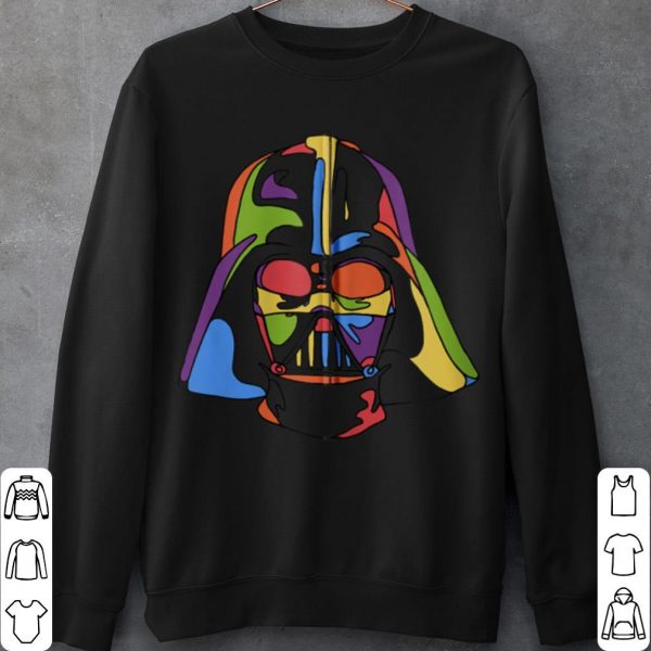 Premium Star Wars Darth Vader Colorful Helmet shirt