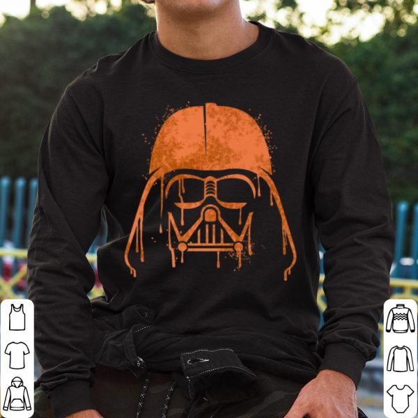 Pretty Star Wars Darth Vader Orange Helmet Drip shirt
