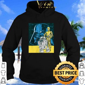 Cool Star Wars Darth Vader C-3PO R2-D2 Pop Art Vintage shirt 3