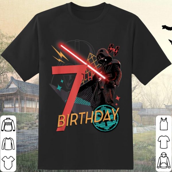 Cool Star Wars Darth Vader 7th Birthday Abstract shirt