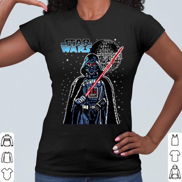 Official Star Wars Darth Vader Pixel Portrait shirt
