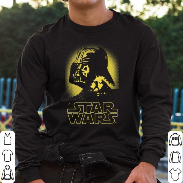 Top Darth Vader Star Wars Glow Logo Graphic shirt
