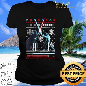 Cool Star Wars Darth Vader Luke Skywalker Duel Holiday Style Raglan shirt 1