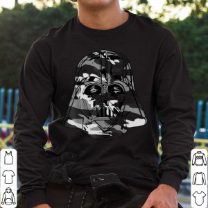 Official Star Wars Darth Vader Grey Camo Helmet Graphic shirt 1