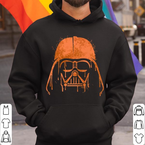 Pretty Star Wars Darth Vader Orange Helmet Drip shirt