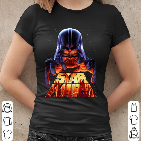 Cool Star Wars Darth Vader Menacing Portrait shirt