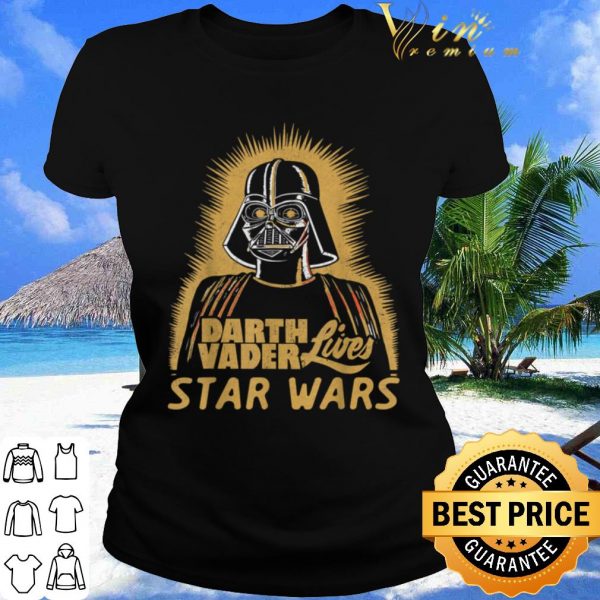 Premium Star Wars Darth Vader LIVES Vintage Golden Retro shirt