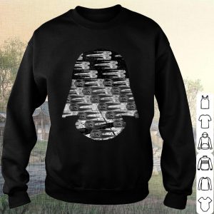 Funny Star Wars Darth Vader Helmet Silhouette Fill shirt 2