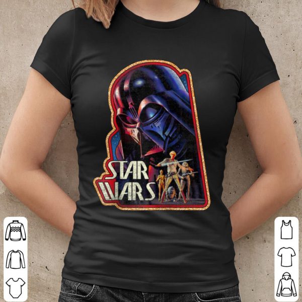 Cool Star Wars Darth Vader Overlooking Portrait Raglan Baseball shirt