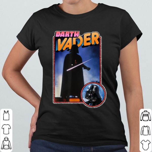 Official Star Wars Darth Vader Retro Bubble Badge Graphic shirt