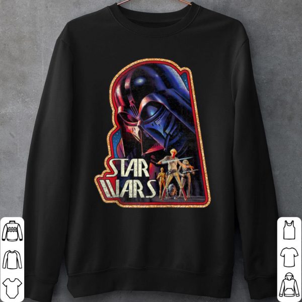 Cool Star Wars Darth Vader Overlooking Portrait Raglan Baseball shirt