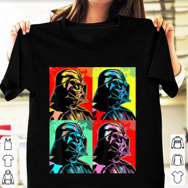Nice Star Wars Darth Vader Colorful Portrait Panel Box shirt