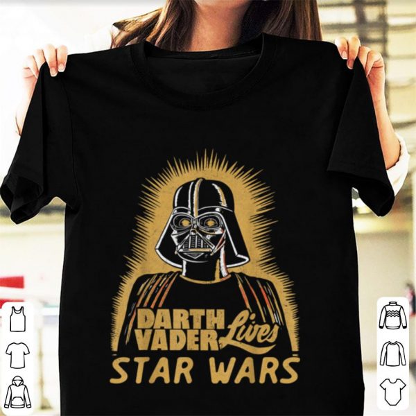 Premium Star Wars Darth Vader LIVES Vintage Golden Retro shirt