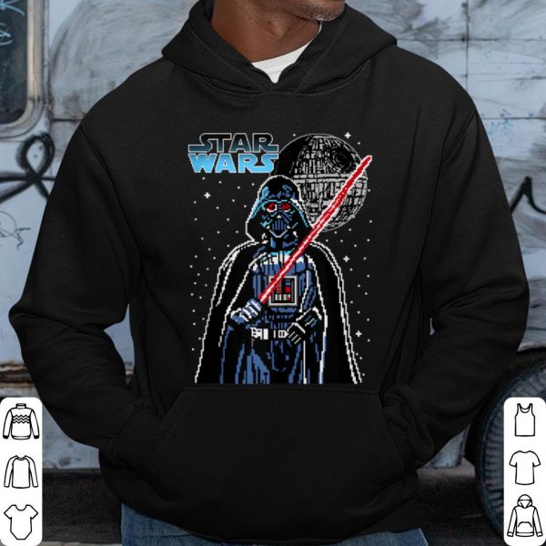 Official Star Wars Darth Vader Pixel Portrait shirt