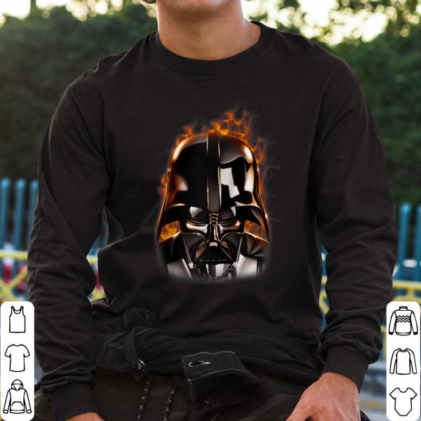 Star Wars Darth Vader Flame Portrait Raglan Baseball shirt