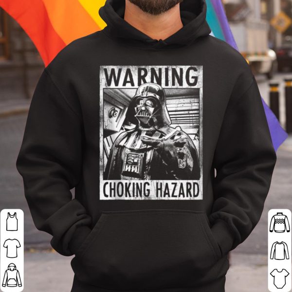 Hot Star Wars Darth Vader Warning Choking Hazard Poster shirt