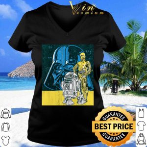 Cool Star Wars Darth Vader C-3PO R2-D2 Pop Art Vintage shirt 2