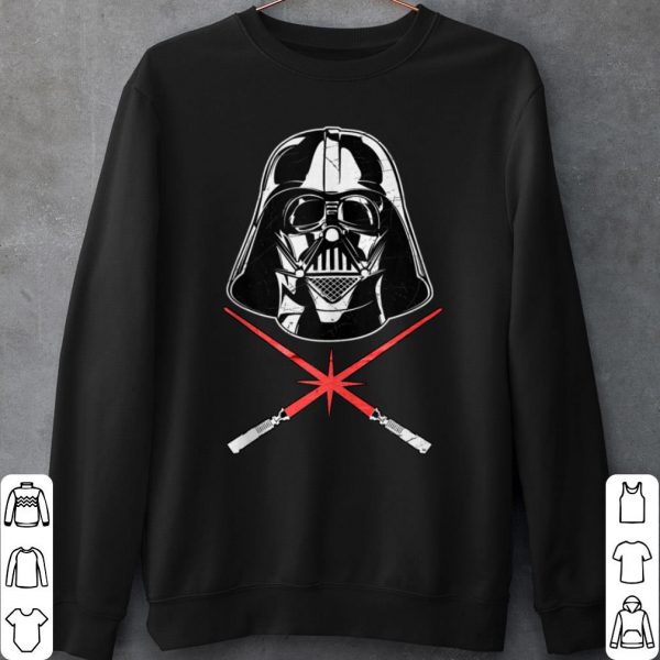 Cool Star Wars Darth Vader Crossed Lightsabers shirt