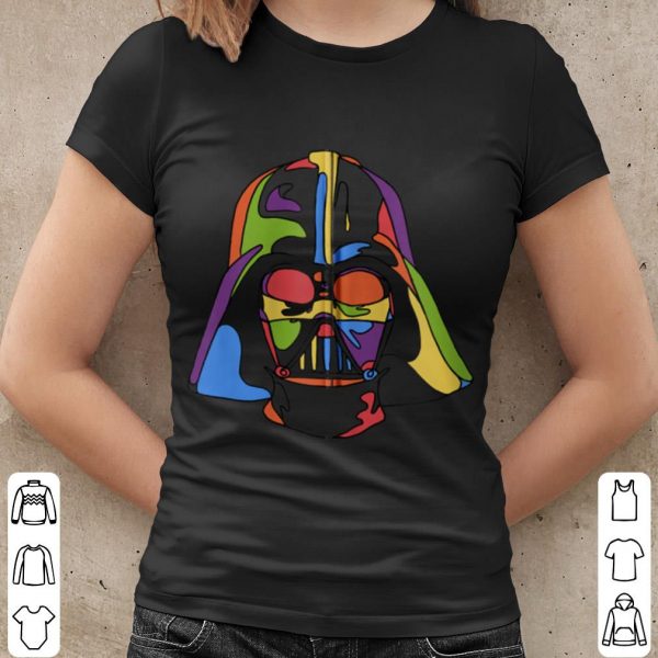 Premium Star Wars Darth Vader Colorful Helmet shirt