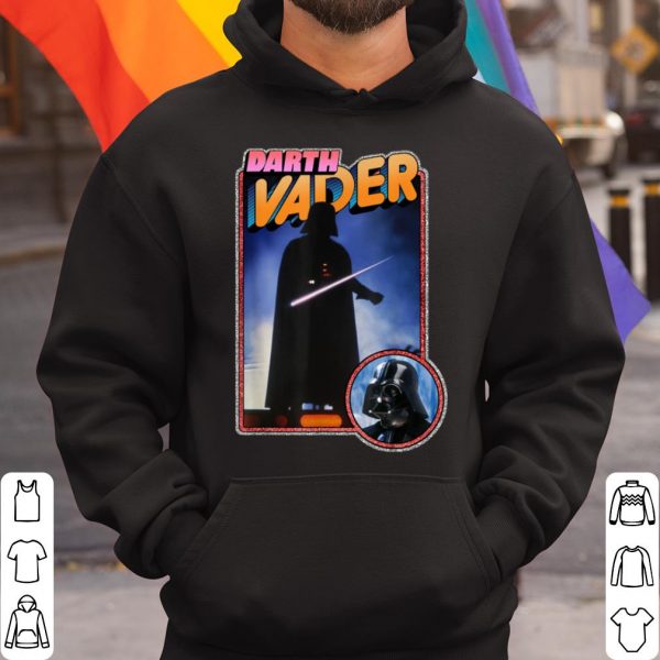 Official Star Wars Darth Vader Retro Bubble Badge Graphic shirt
