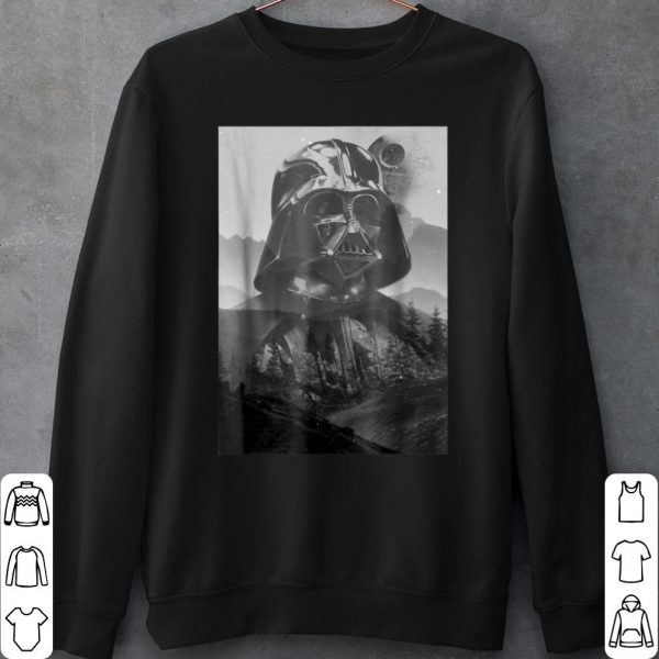 Premium Star Wars Darth Vader Double Exposed Poster Style shirt