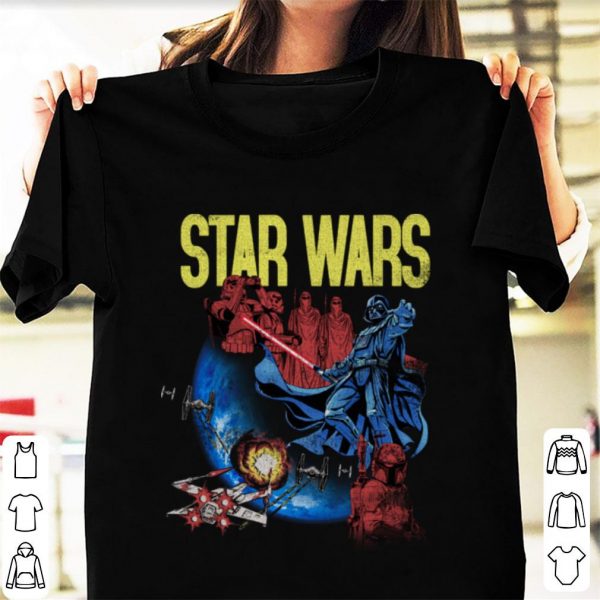 Cool Star Wars Darth Vader Bad Guys Collage shirt