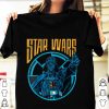 Premium Star Wars Darth Vader Front Facing Portrait Panels Raglan Baseball shirt