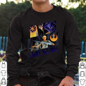 Hot Star Wars Darth Vader Luke Chewie Retro Concept Art shirt 1