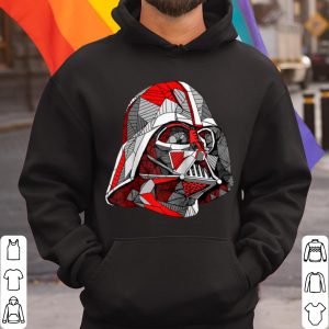 Awesome Star Wars Darth Vader Line Art Portrait Raglan Baseball shirt 2