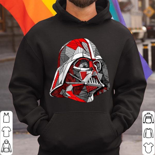 Awesome Star Wars Darth Vader Line Art Portrait Raglan Baseball shirt