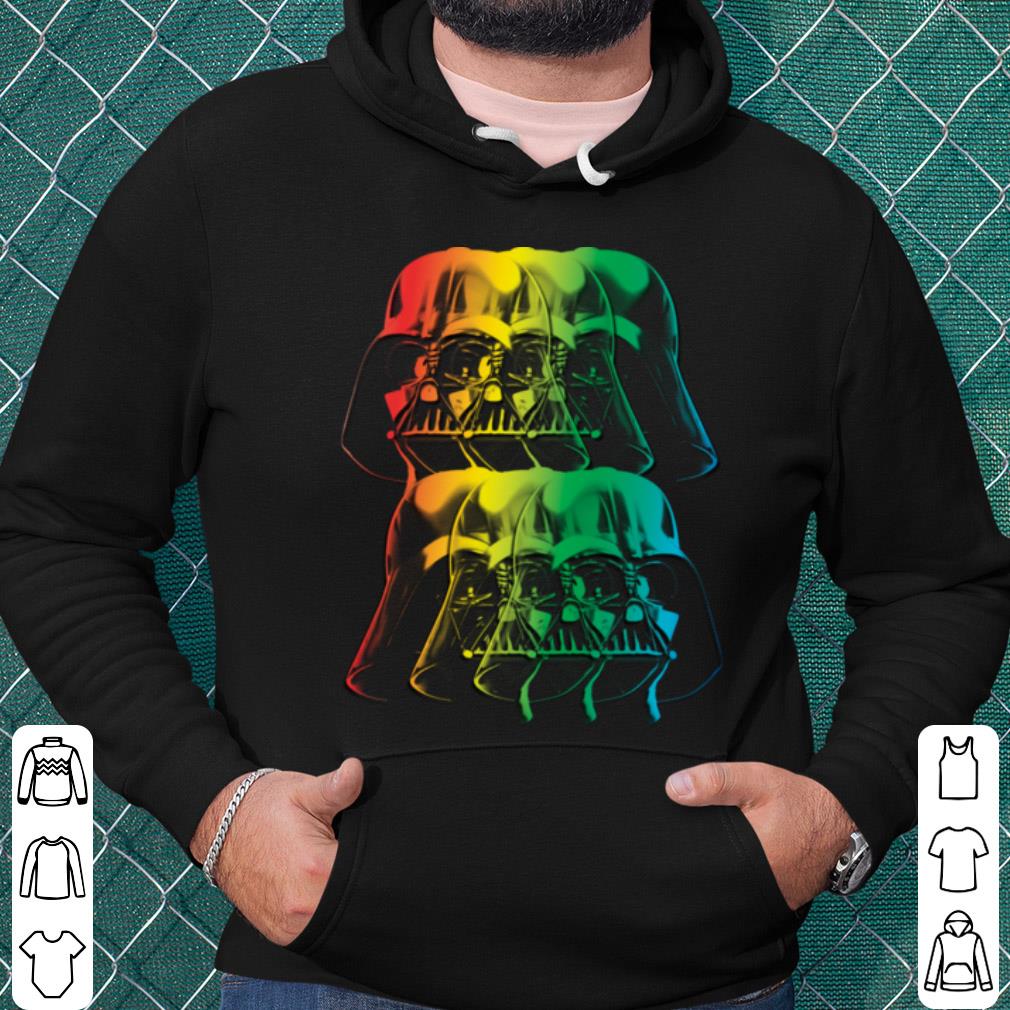 Top Star Wars Darth Vader Rainbow Gradient Helmet shirt e6391778 top star wars darth vader rainbow gradient helmet shirt 4 - Top Star Wars Darth Vader Rainbow Gradient Helmet shirt