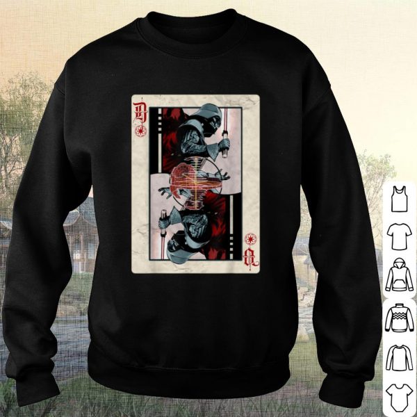 Awesome Star Wars Darth Vader Death Star Playing Card shirt