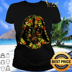 Nice Star Wars Darth Vader Hawaiian Print Helmet Premium shirt 1