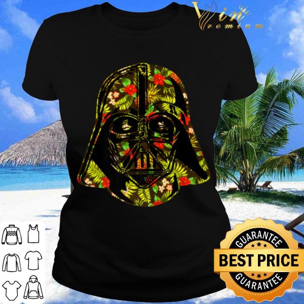 Nice Star Wars Darth Vader Hawaiian Print Helmet Premium shirt