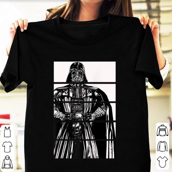 Premium Star Wars Darth Vader Front Facing Portrait Panels Raglan Baseball shirt