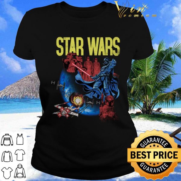 Cool Star Wars Darth Vader Bad Guys Collage shirt