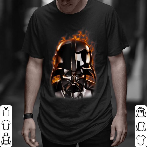 Star Wars Darth Vader Flame Portrait Raglan Baseball shirt