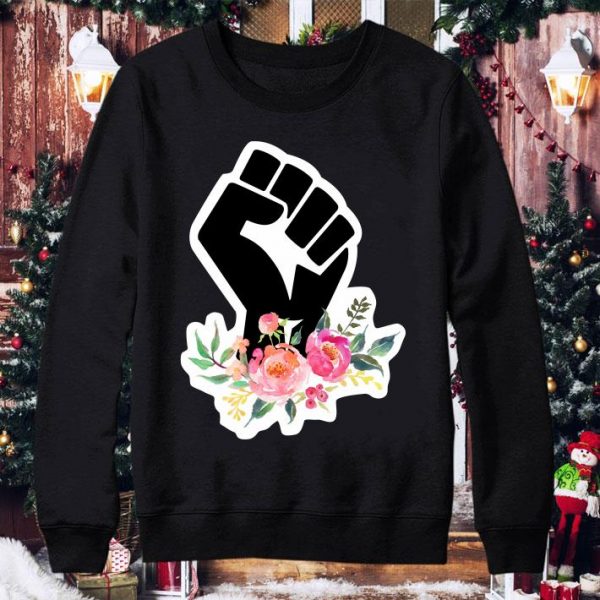 Official Black Flower Strong Black Lives Matter shirt